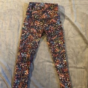 Lululemon Splatter Paint Buttery Soft Leggings